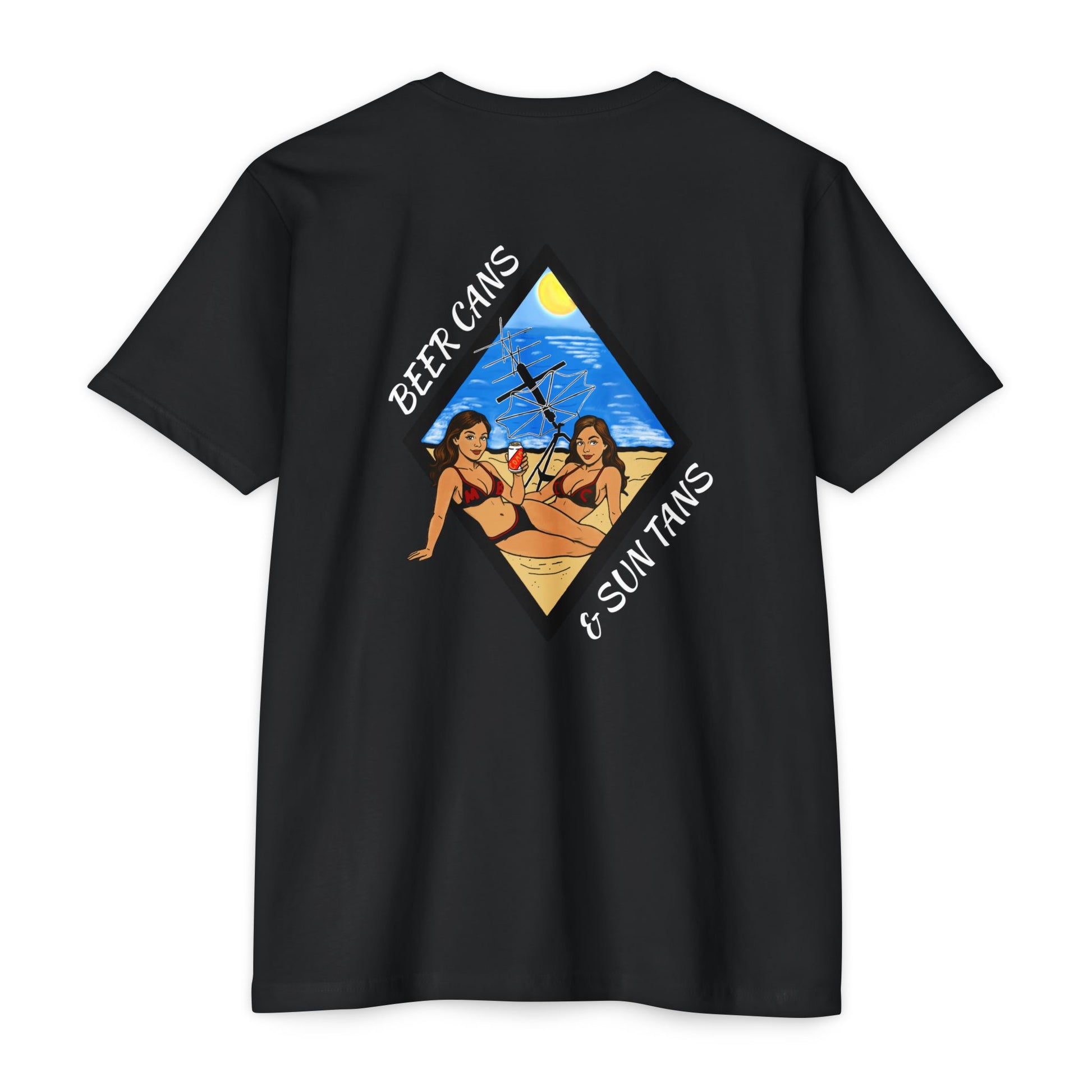Beer Cans & Sun Tans Tee (Athletic)