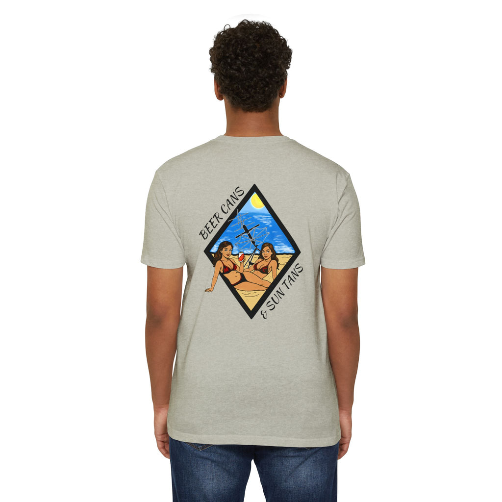 Beer Cans & Sun Tans Tee (Athletic)