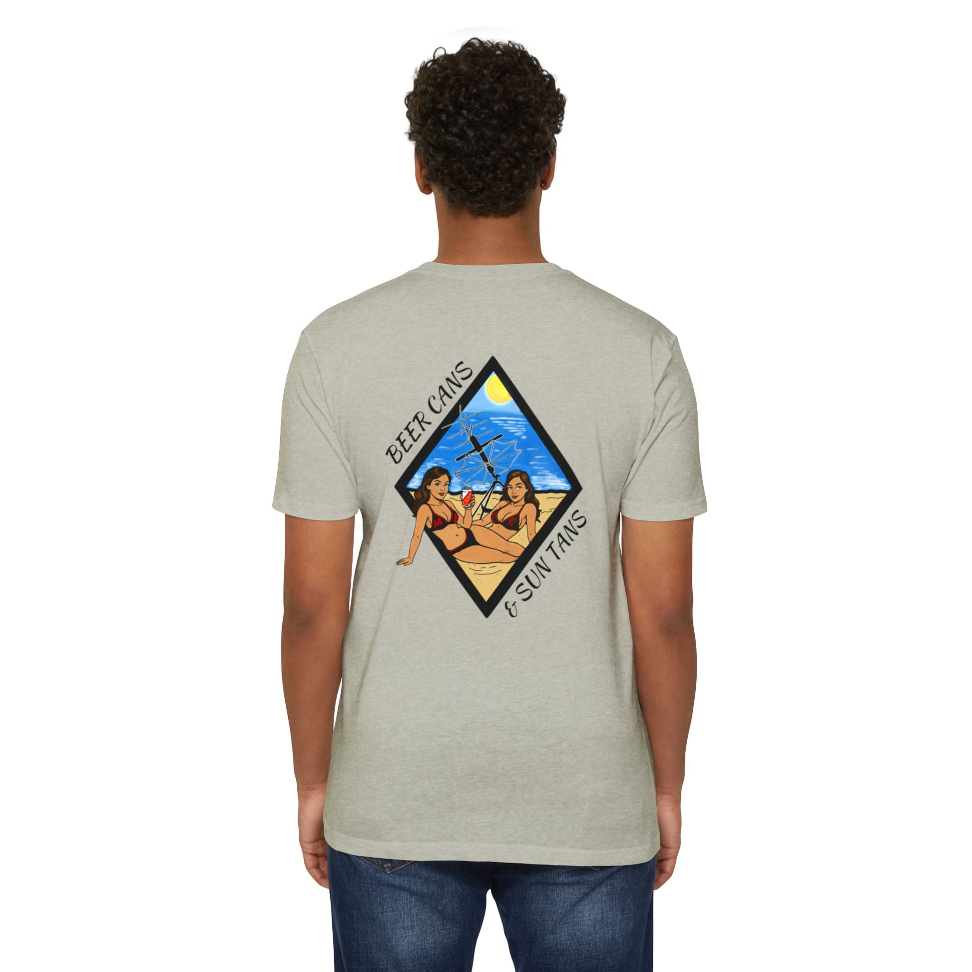 Beer Cans & Sun Tans Tee (Athletic)