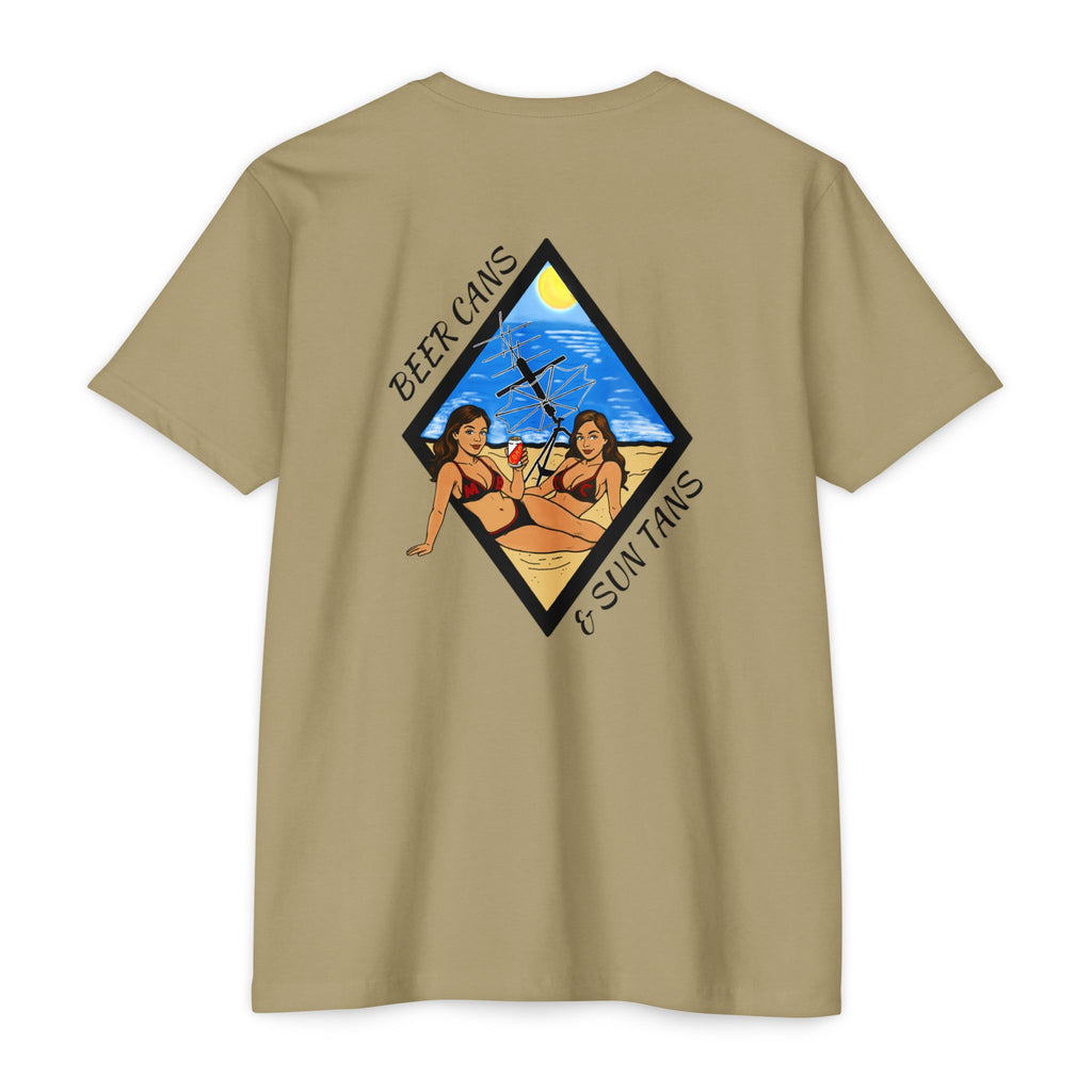 Beer Cans & Sun Tans Tee (Athletic)