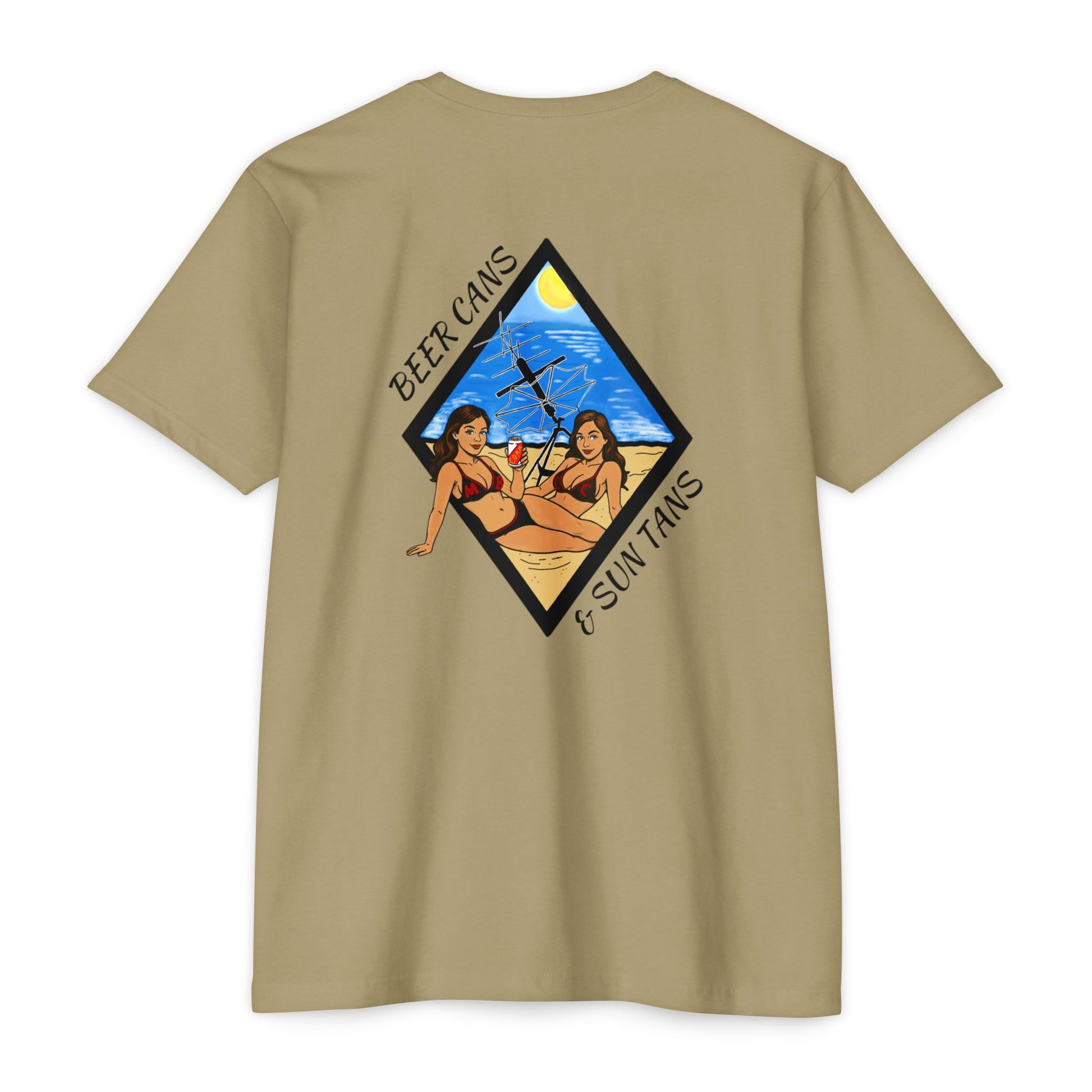 Beer Cans & Sun Tans Tee (Athletic)