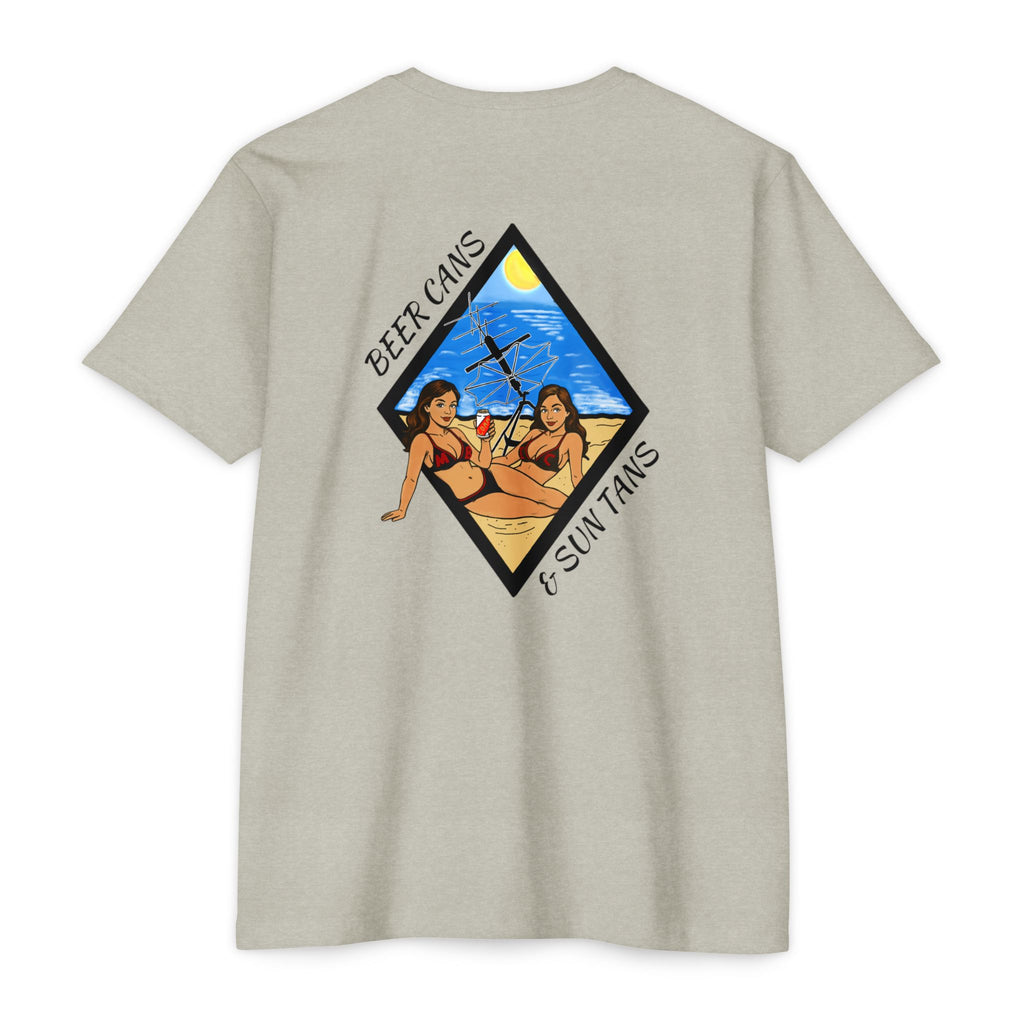 Beer Cans & Sun Tans Tee (Athletic)