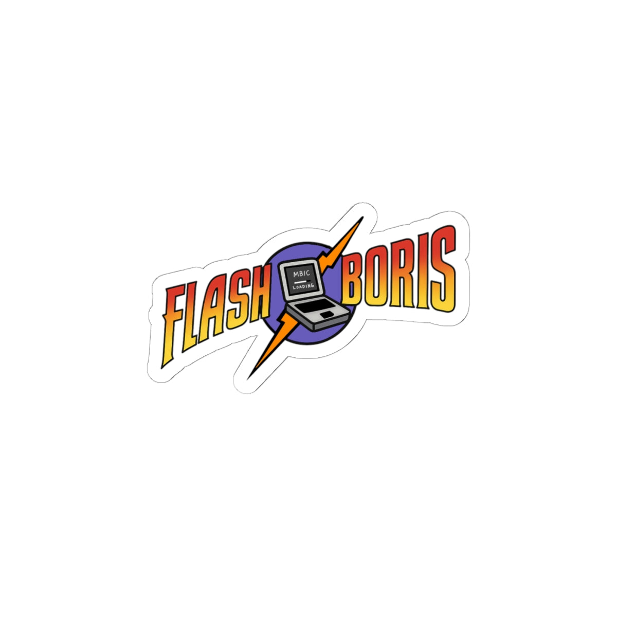 Flash Boris Sticker