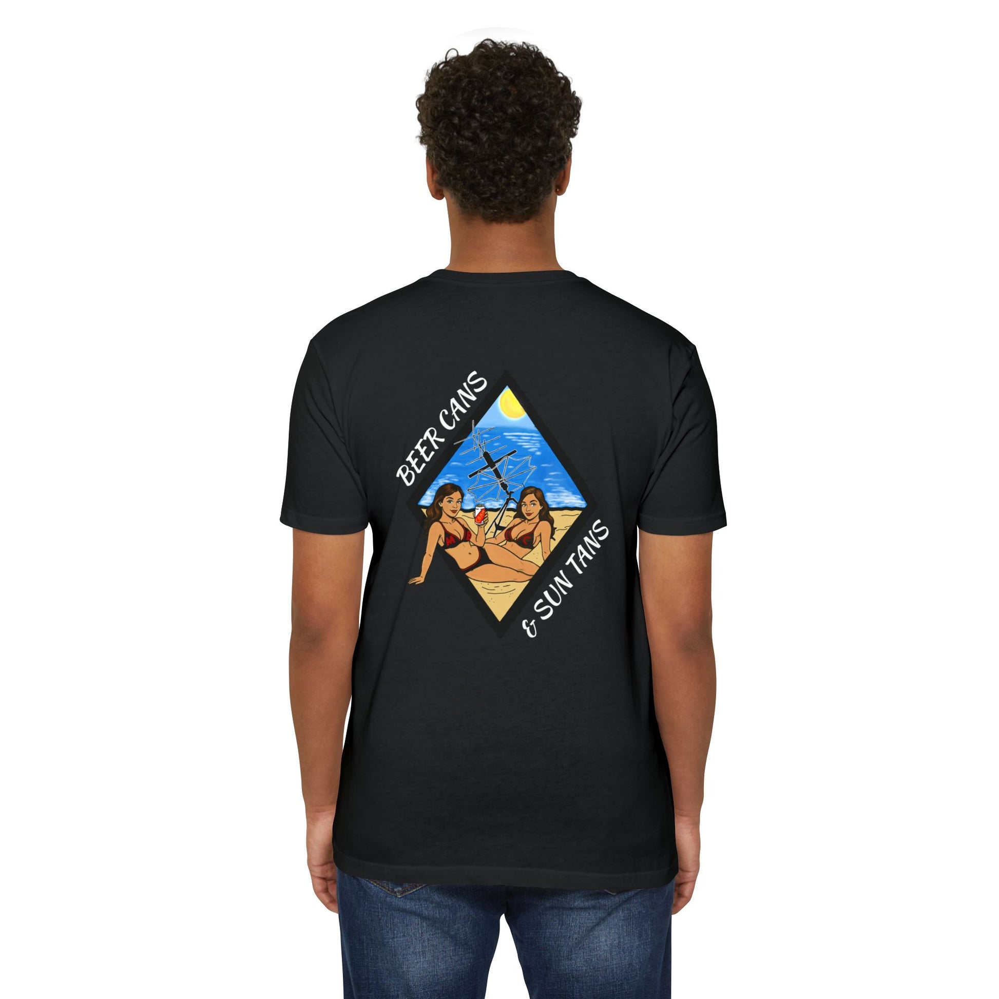 Beer Cans & Sun Tans Tee (Athletic)