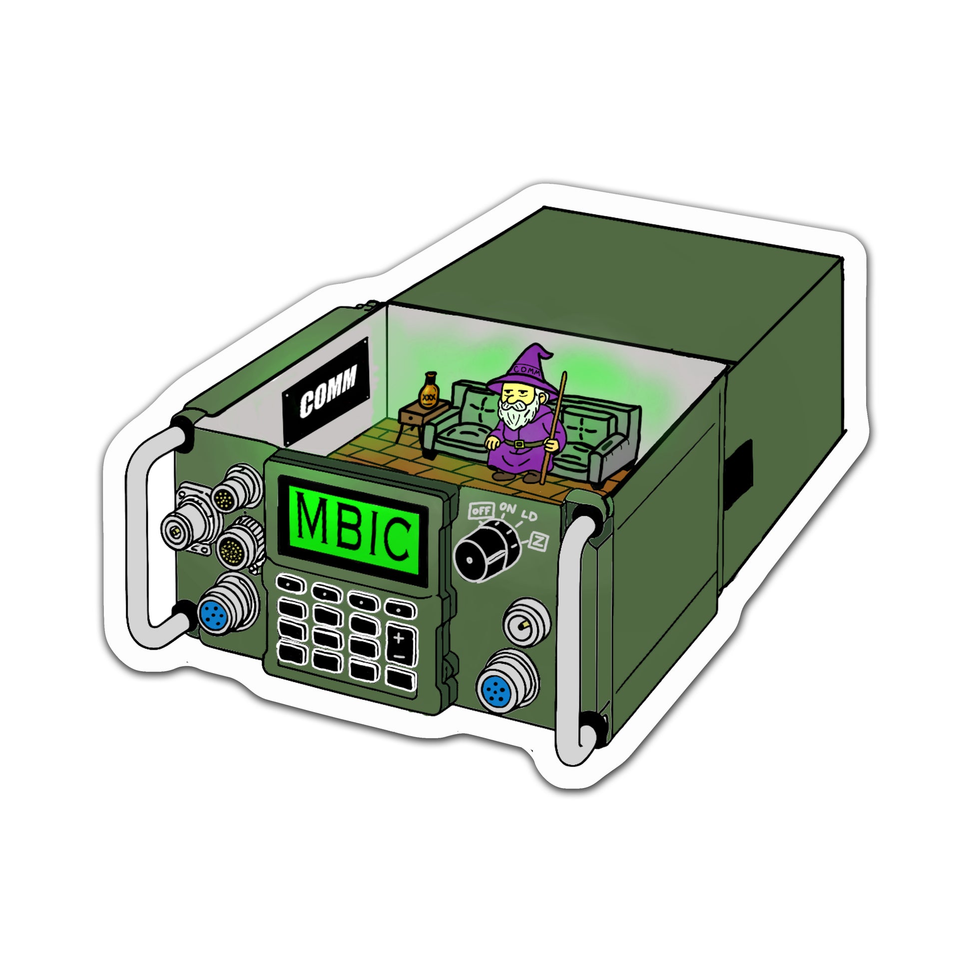 Little Wizard Sticker