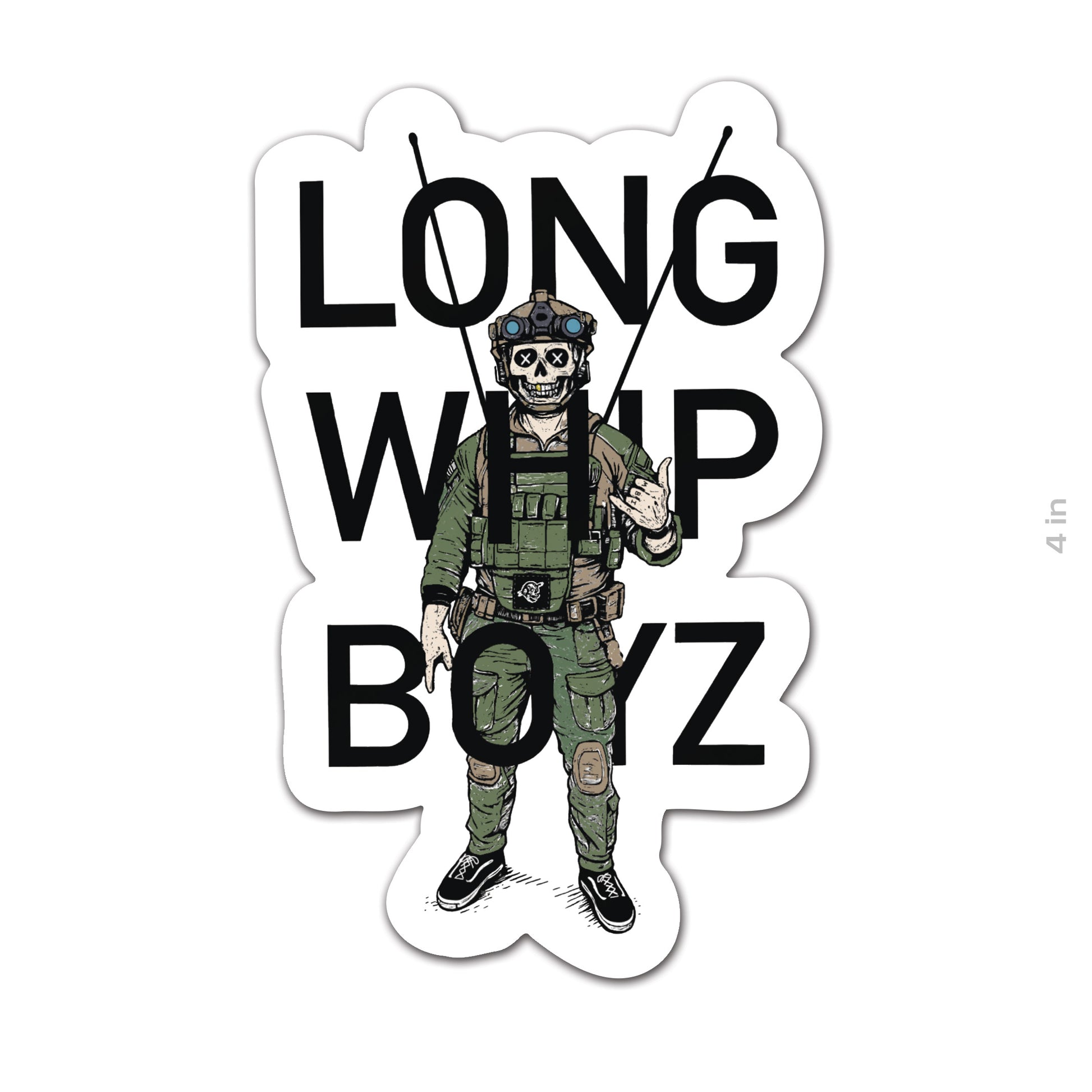 Longwhip Boyz Sticker