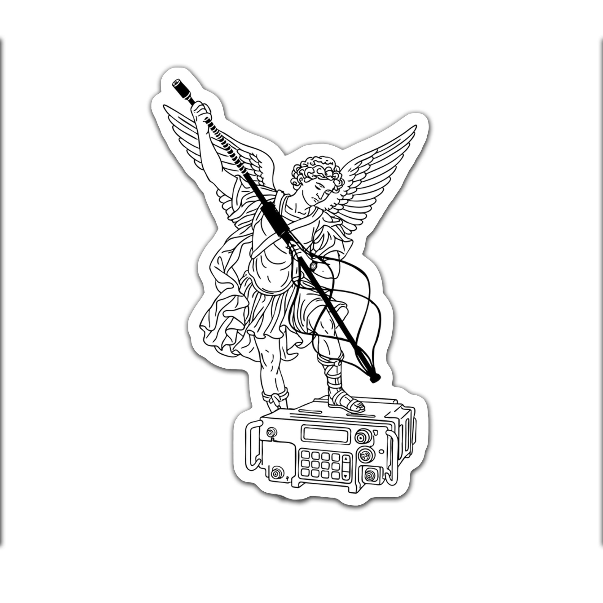 Patron Saint of Comms Sticker